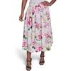 image:imageKarl Lagerfeld Womens Printed Floral Midi SkirtSoft White Multi