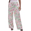 image:imageKarl Lagerfeld Womens Printed Soft PantsSoft WhitePink Carnation Multi