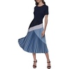 image:imageKarl Lagerfeld Womens Scoop Neck Short Sleeve Soft TShirtMarineChambray Blue Multi