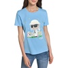 image:imageKarl Lagerfeld Womens Short Sleeve Crew Neck Bee Logo TShirtSky Blue