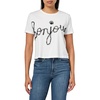 image:imageKarl Lagerfeld Womens Short Sleeve Crew Neck Bonjour Motif TShirtSoft White
