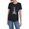 image:imageKarl Lagerfeld Womens Short Sleeve Crew Neck Eiffel Tower Logo TShirtBlack