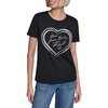 image:imageKarl Lagerfeld Womens Short Sleeve Crew Neck Heart Logo TShirtNew Black