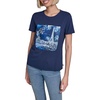 image:imageKarl Lagerfeld Womens Short Sleeve Crew Neck Paris Logo TShirtNaval Academy