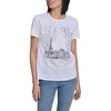 image:imageKarl Lagerfeld Womens Short Sleeve Crew Neck Paris Logo TShirtNew White
