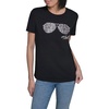 image:imageKarl Lagerfeld Womens Short Sleeve Crew Neck Sunglasses Logo TShirtNew Black