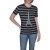 image:imageKarl Lagerfeld Womens Short Sleeve Soft Everyday Logo TShirtBlackSilver
