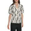 image:imageKarl Lagerfeld Womens Short Sleeve VNeck Whimsical All Over Floral Lace BlouseBisque