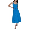 image:imageKarl Lagerfeld Womens Sleeveless Scoop Neck Belted Aline Midi DressFrench Blue