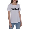 image:imageKarl Lagerfeld Womens Soft Everyday Logo Casual TShirtWhite