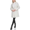 image:imageKarl Lagerfeld Womens Solid Texture Wool Classic One Button BlazerWhite