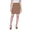 image:imageKarl Lagerfeld Womens Straight Button Detail Essential Classic SkirtVicuna