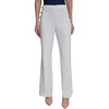 image:imageKarl Lagerfeld Womens Straight Leg Sailor Buttons Cotton Twill PantSoft White