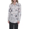 image:imageKarl Lagerfeld Womens Whimsical Paris Scene Trendy BlouseBisque Multi
