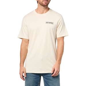 image:imageKARL LAGERFELD Mens Crewneck Short Sleeve Karl Logo Regular Fit TShirtNatural