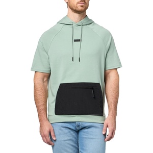 image:imageKARL LAGERFELD Mens Hooded Drawstring Karl Graphic SweatshirtSage