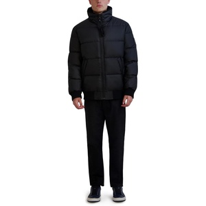 image:imageKARL LAGERFELD Mens Karl Lagerfeld Paris Mens Short Puffer JacketBlack Multi