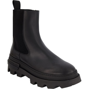 image:imageKARL LAGERFELD Mens Leather Plain Toe Chelsea BootBlack
