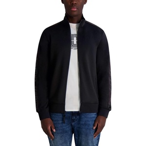 image:imageKARL LAGERFELD Mens Long Sleeve Zip Front Lightweight JacketBlack
