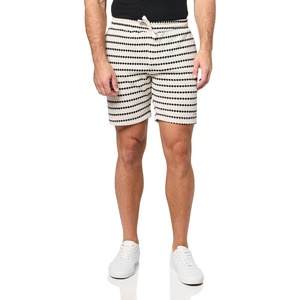image:imageKARL LAGERFELD Mens Pullon Striped Textured ShortsTan