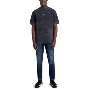 image:imageKARL LAGERFELD Mens Slim Fit Exposed Size Zip PantDark Blue