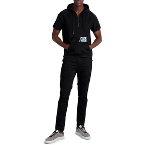 image:imageKARL LAGERFELD Mens Soft Color Block HoodieBlack