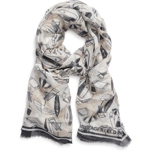 image:imageKARL LAGERFELD Paris Womens Accessories Scraf Beige One SizeBeige