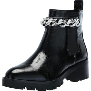image:imageKARL LAGERFELD Paris Womens Lug Bottom Pierson Mid Shaft BootsDeep Black