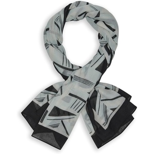 image:imageKARL LAGERFELD Paris Womens Oversized Art Deco Lightweight Scarf Fresh Mint One Size