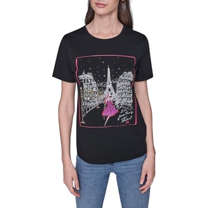 image:imageKARL LAGERFELD Paris Womens Sportswear Logo TShirt Black Large