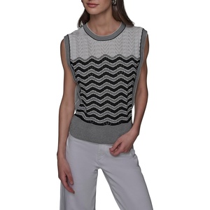 image:imageKARL LAGERFELD Paris Womens Sportswear Sweater BlackSoft White Large