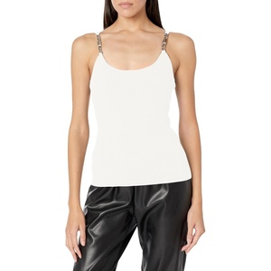 image:imageKARL LAGERFELD Womens Cami SweaterSoft White