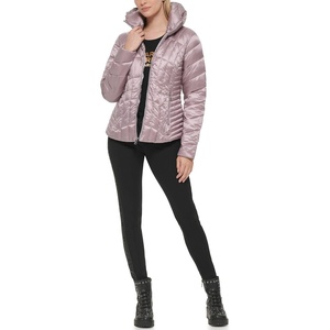 image:imageKARL LAGERFELD Womens Chevron Quilted Short PufferQuilted Primrose