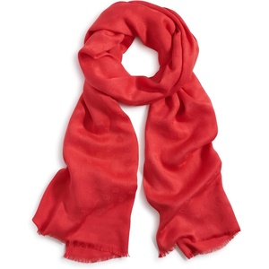 image:imageKARL LAGERFELD Womens Icon Lightweight PashminaApple Red