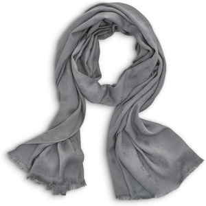 image:imageKARL LAGERFELD Womens Icon Lightweight PashminaHeather Granite