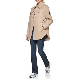 image:imageKARL LAGERFELD Womens Karl Lagerfeld Paris Womens Lightweight Softshell JacketOversized Khaki
