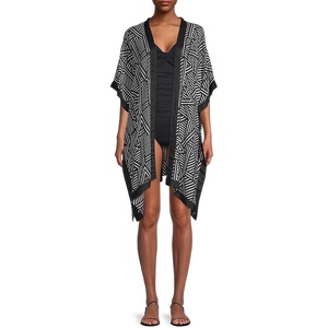 image:imageKARL LAGERFELD Womens Lightweight Beach Cover UpBlack