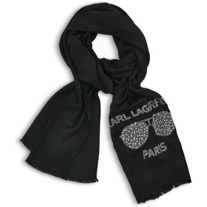 image:imageKARL LAGERFELD Womens Lightweight Krystal Sunglasses PashminaBlack