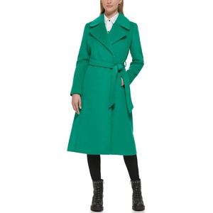 image:imageKARL LAGERFELD Womens Luxe Twill Classic Belted MaxiSpearmint