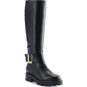 image:imageKARL LAGERFELD Womens Meara II Knee High Tall Riding BootBlack