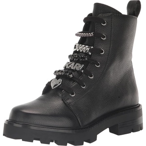 image:imageKARL LAGERFELD Womens Mela Platform Combat BootBlack