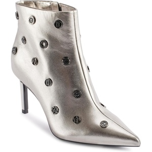 image:imageKARL LAGERFELD Womens Saina Heeled Dress Bootie With Pin EmbellishmentsPewter