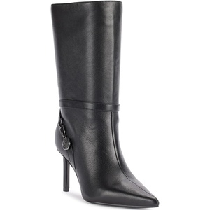 image:imageKARL LAGERFELD Womens Sharina Midcalf Heeled BootieBlack