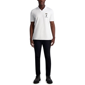 image:imageKarl Lagerfeld Mens Casual Short Sleeve Collared PoloWhite
