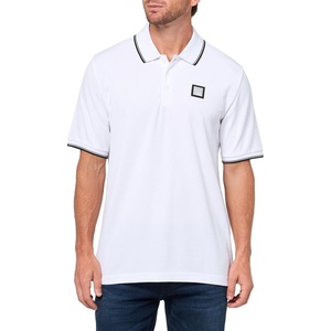 image:imageKarl Lagerfeld Mens Collared Short Sleeve Chest Logo PoloWhite