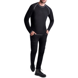 image:imageKarl Lagerfeld Mens Colorblock Crewneck Short Sleeve Solid TShirtBlack