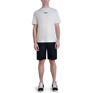 image:imageKarl Lagerfeld Mens Drawstring Linen Blend Dress ShortBlack