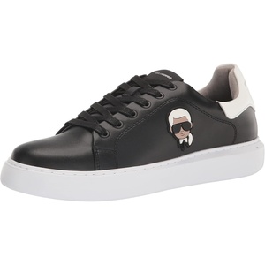 image:imageKarl Lagerfeld Mens Everyday Essential Leather SneakerBlack