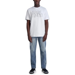 image:imageKarl Lagerfeld Mens Grafitti Logo on Back Denim PantBlue