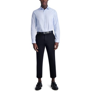 image:imageKarl Lagerfeld Mens Jacquard Diamond Long Sleeve Dress ShirtLight Blue